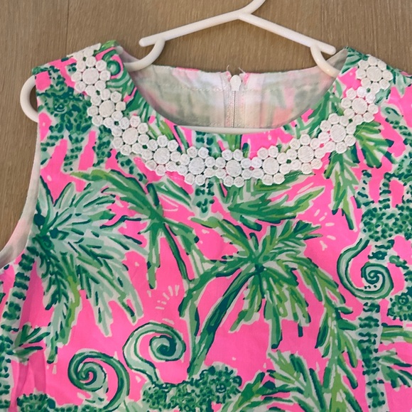 Lilly Pulitzer Pink and Green Tunic Dress - Picture 3 of 5